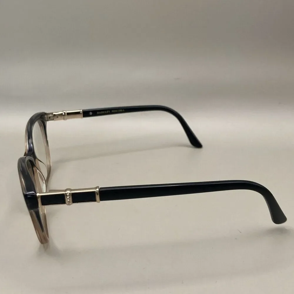 Badgley Mischka Berenice 52 15-135 Eyeglasses Brown Cat Eye FRAMES ONLY
